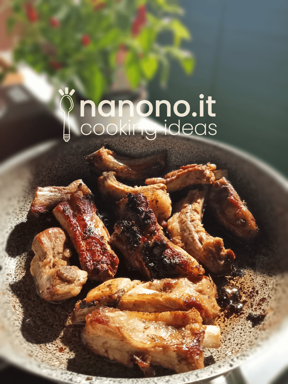Costine di maiale al Morellino di Scanzano